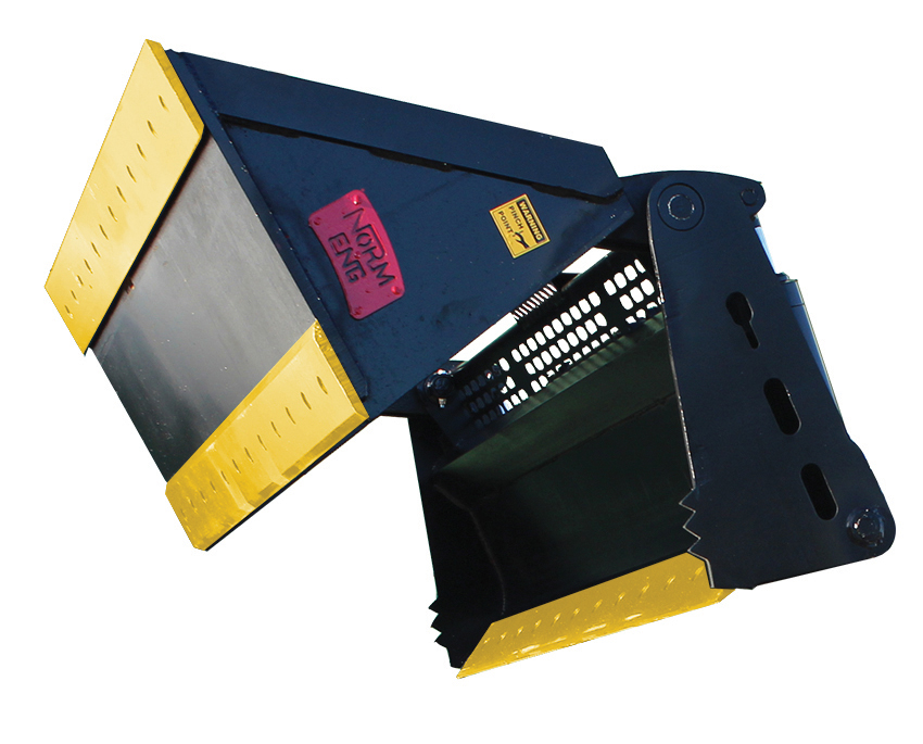 Bucket with Bolt-On Cutting Edges